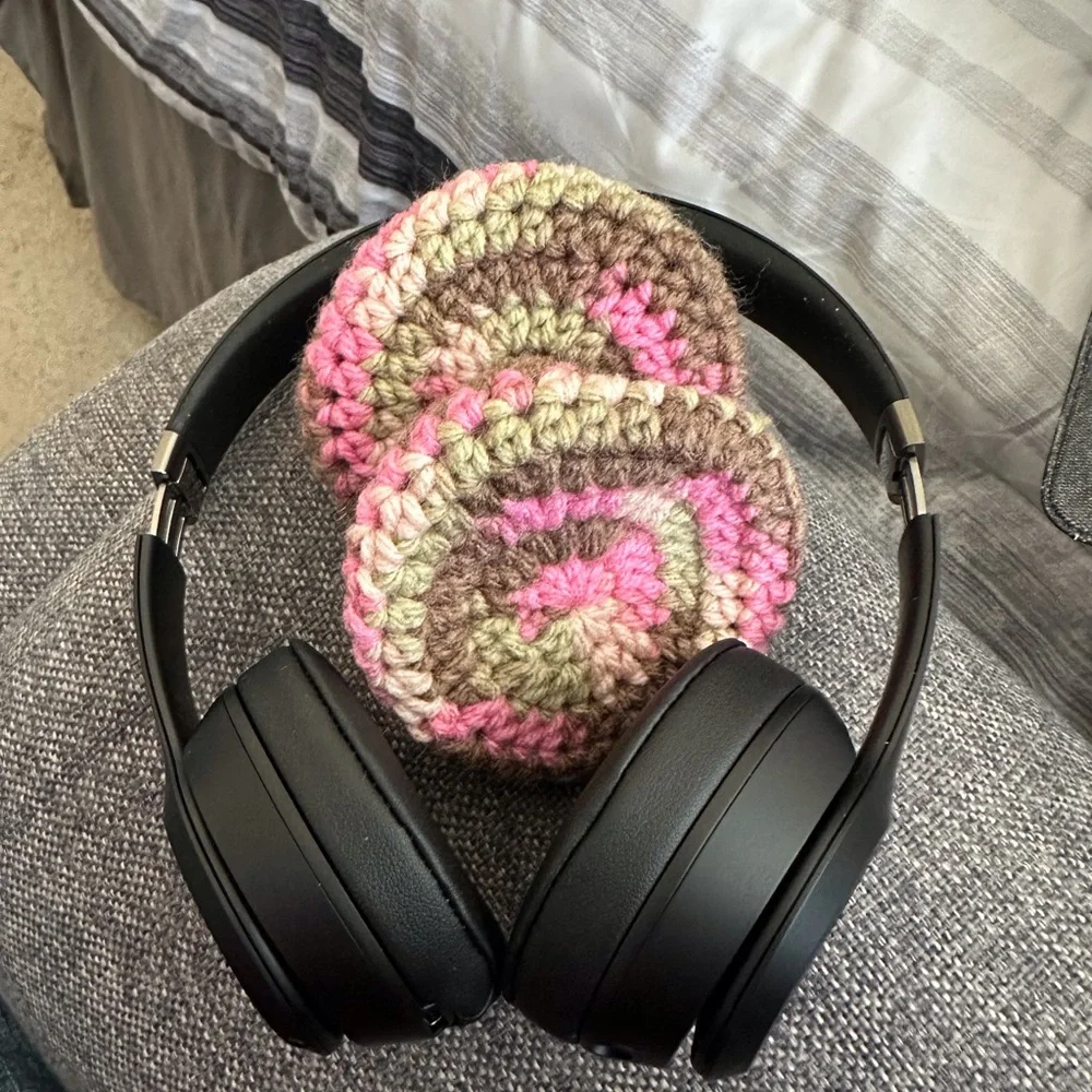 Comfy Crochet Headset Earphone Covers